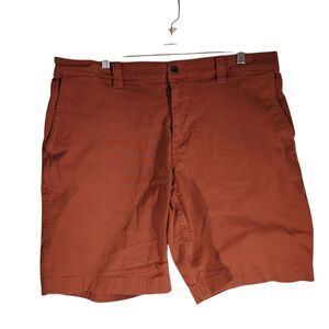 C.C. Filson Madderred shorts mens 36 brown flat front chino cotton
